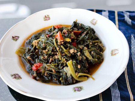 Kapya Biberli Ispanak Yemeği