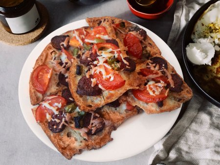 Pideden Sucuklu Bruşetta