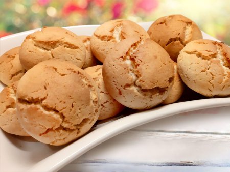 Portakal Kokulu Çatlak Kurabiye