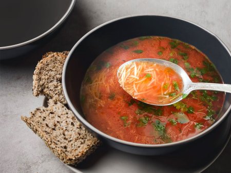 Sarımsaklı Tel Şehriye Çorbası