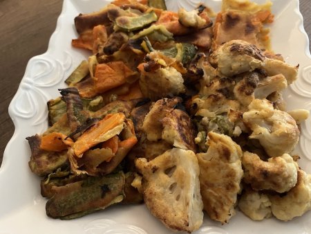 Fırında Mısır Unlu Sebzeler