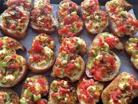 Beyaz Peynirli Bruschetta(Bruşetta)