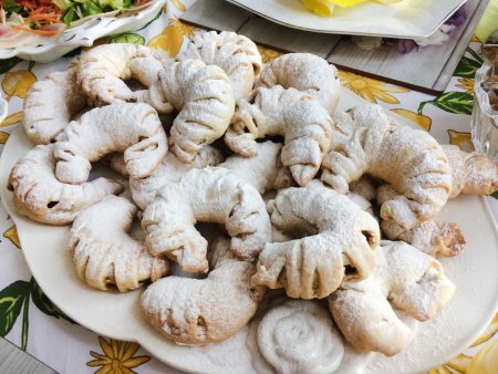 Elmalı Rulo Şerit Kurabiye