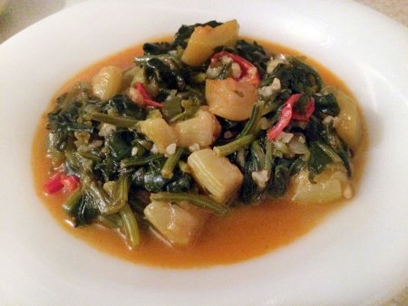 Kabaklı Ispanak Yemeği