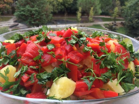 Kapya Biber Turşulu Patates Salatası