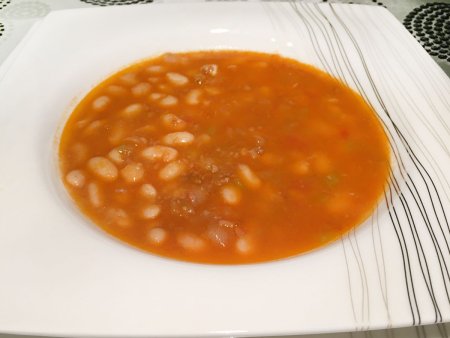 Kıymalı Kuru Fasulye Yemeği