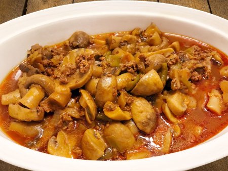 Kıymalı Mantar Yemeği