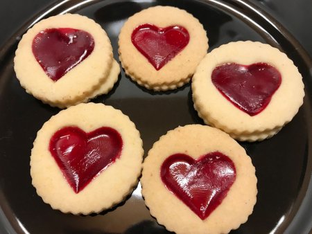 Marmelatlı Kalp Kurabiye
