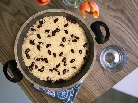  Meksika Fasulyeli Pilav