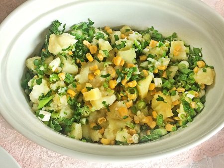 Mısırlı Patates Salatası