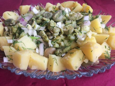 Patatesli İç Bakla Salatası