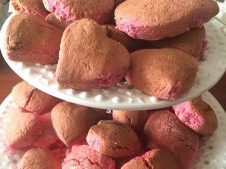 Pembe Kalp Kurabiye