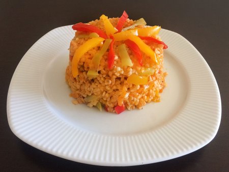Sebzeli Bulgur Pilavı
