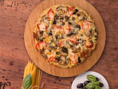 Sebzeli Pizza Makarna