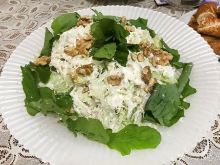 Tavuklu Göbek Salata