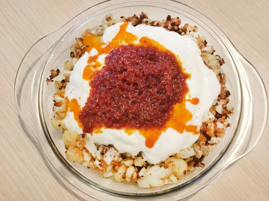 Yoğurtlu Karnabahar Kavurması