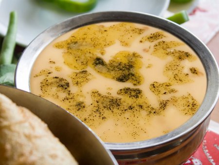 Yoğurtlu Kesme Yeşil Mercimek Çorbası