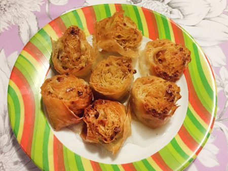 Yufkada Kadayıf Tatlısı